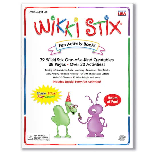 12 Pack: Wikki Stix&#xAE; Fun Activity Book